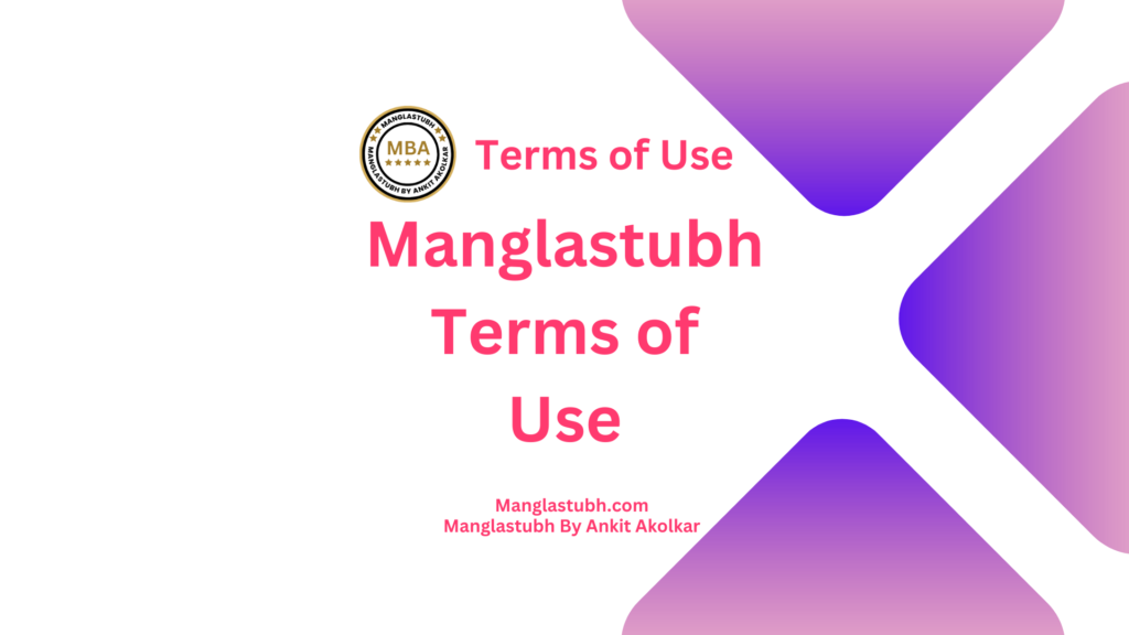 Manglastubh by ankit akolkar Terms of Use free online courses free seo tools