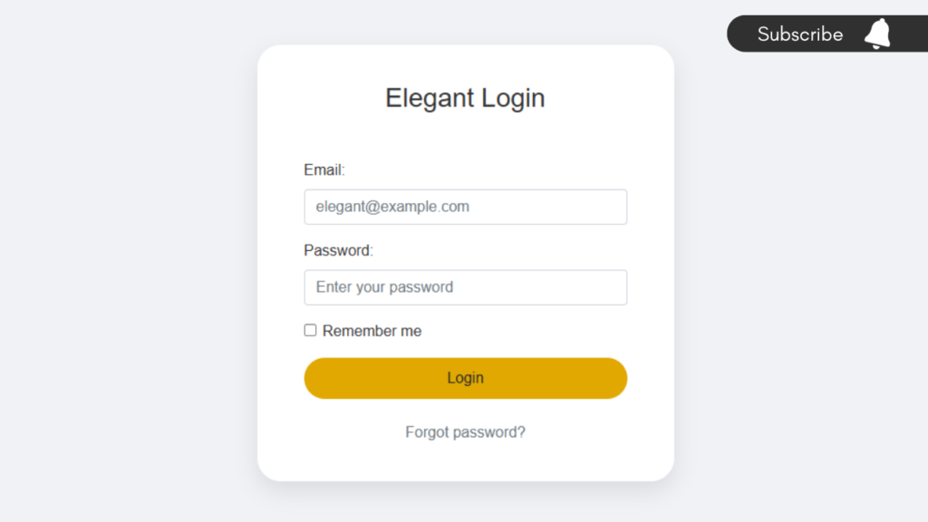 HOW TO CREATE A RESPONSIVE Elegant LOGIN FORM. manglastubh by ankit akolkar