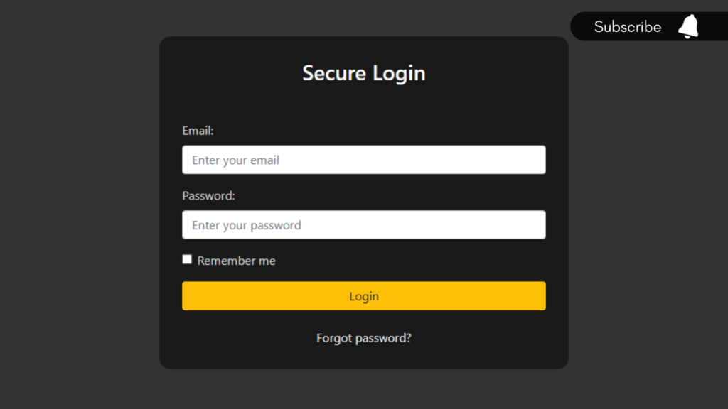 how to create responsive secure login form. Manglastubh by ankit akolkar