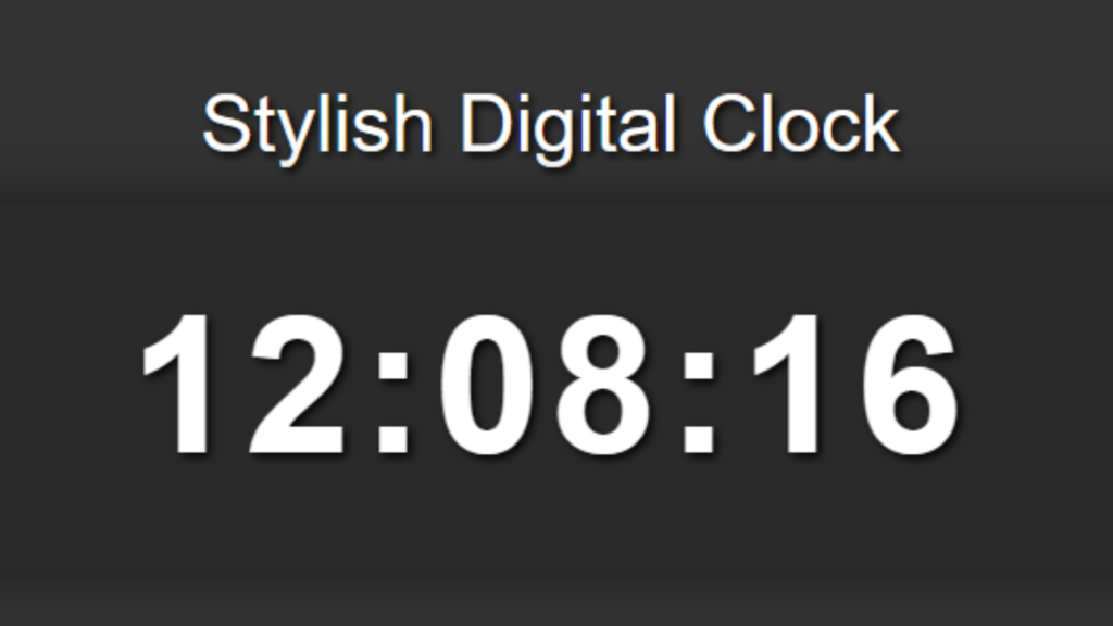 2 Stylish Digital Clock. manglastubh by ankit akolkar