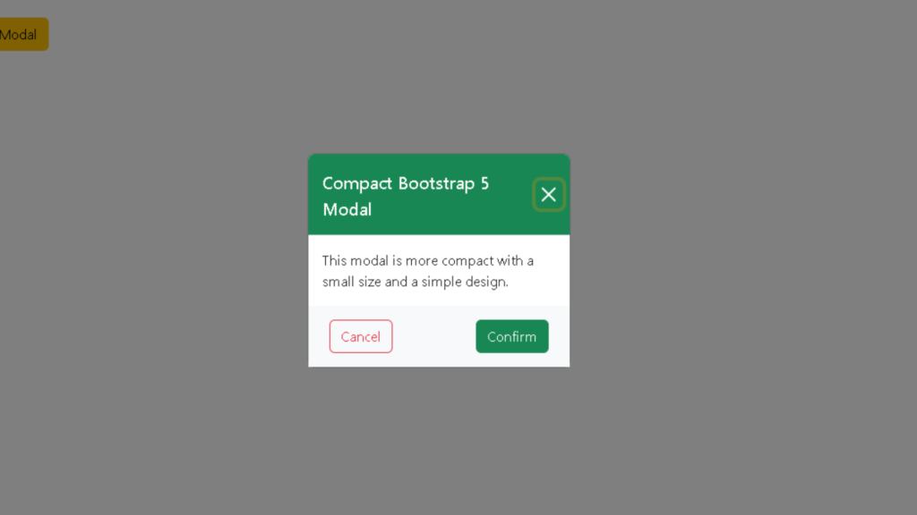 3 Compact Bootstrap 5 Modal Login Form