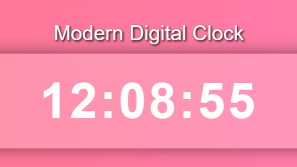 3 Modern Digital Clock. manglasubh by ankit akolkar