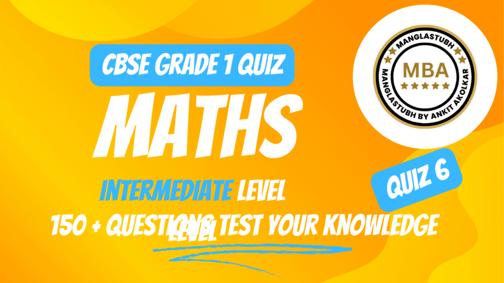 cbse class 1 maths intermediate level questions and answers