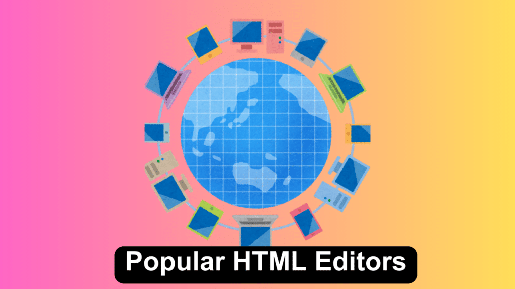 Popular HTML Editors. manglastubh by ankit akolkar. free tools. free learning. free education.