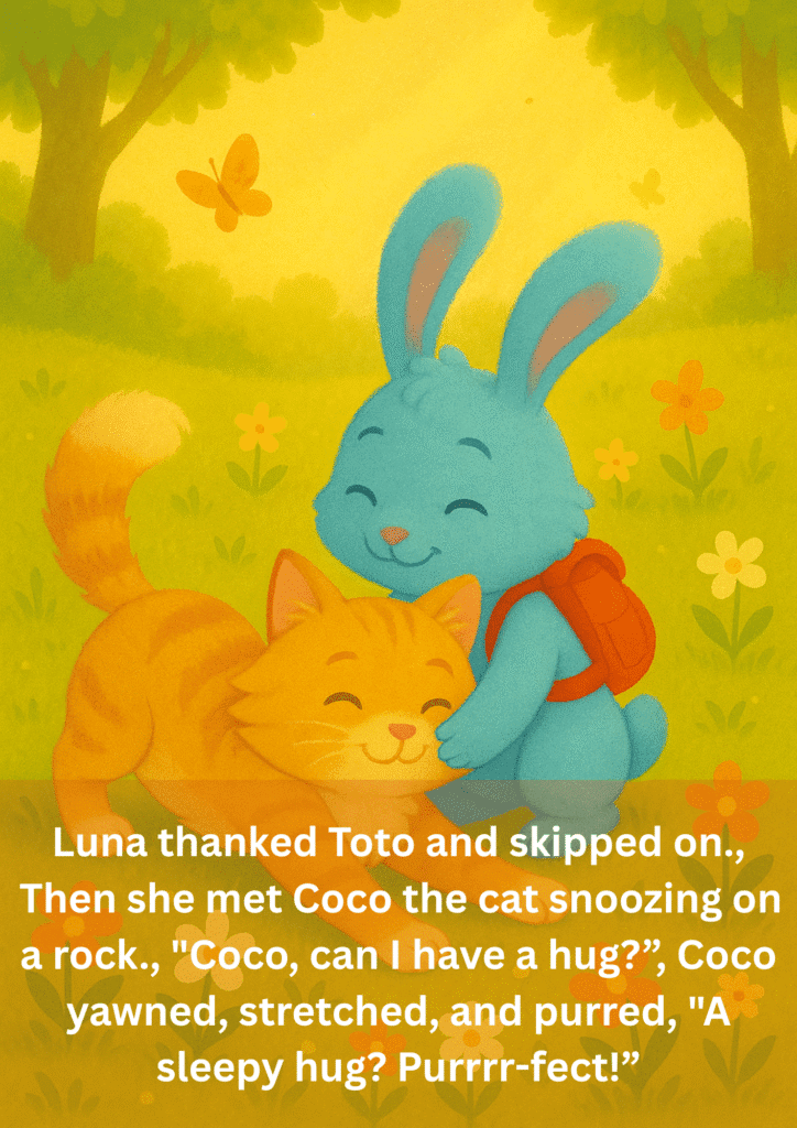 5 Luna Finds a Hug. manglastubh by ankit akolkar